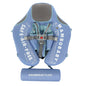 Infants and young children with inflatable seat rings and sunshades beginner's swimming circle home swimming pool
