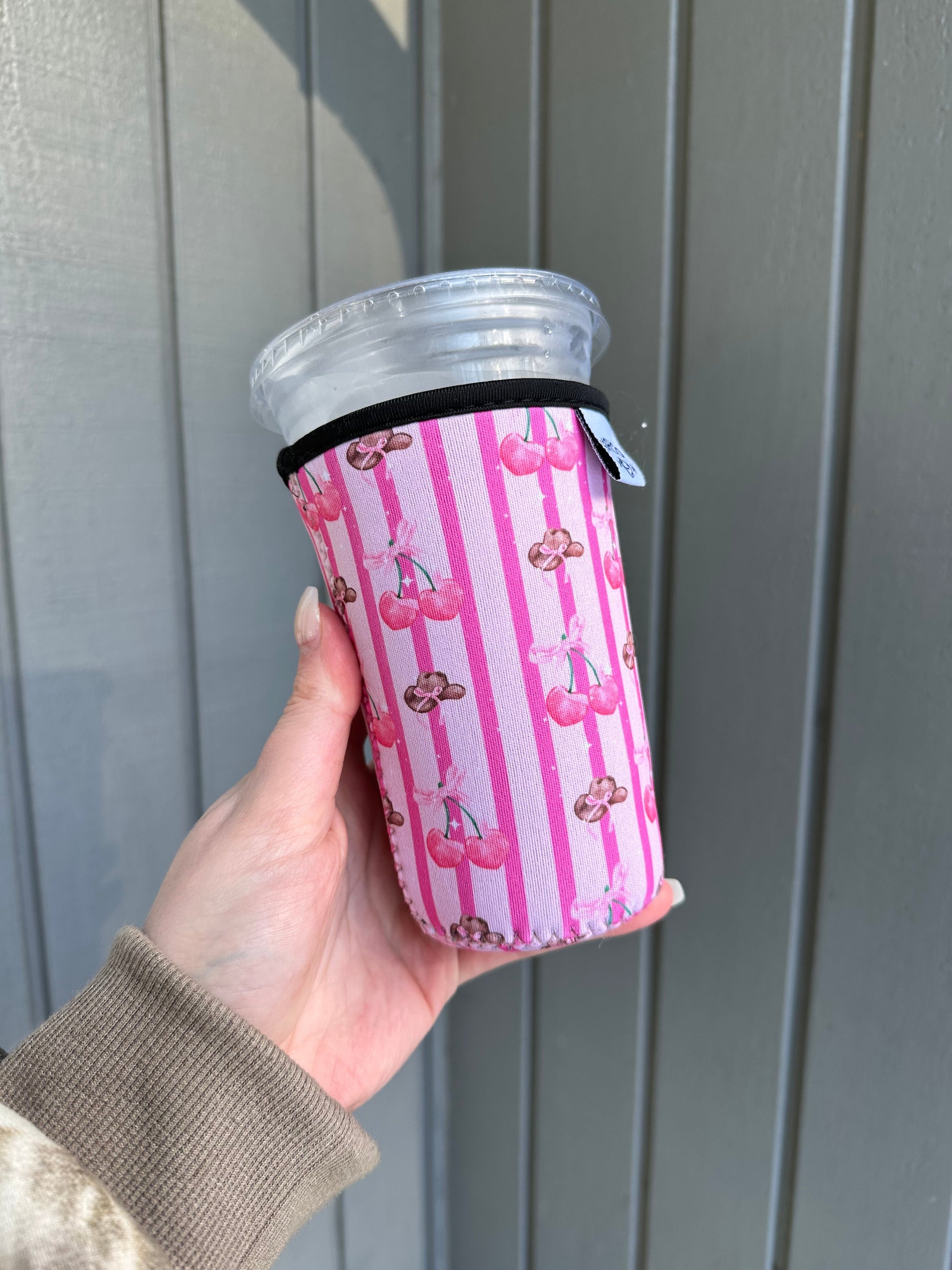 Croquette Cowgirl Coffee Sleeve | Girly Western Coffee Koozie BashDesignsCo