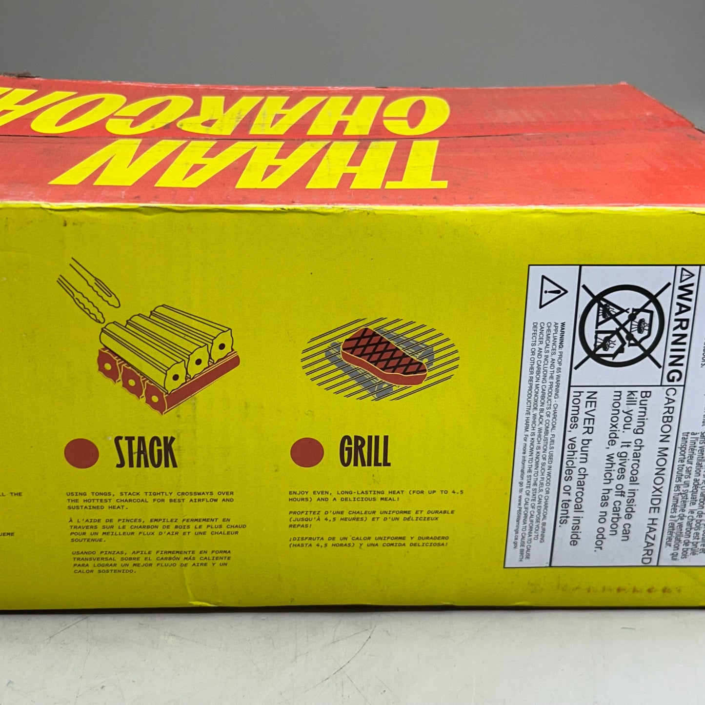 THAAN CHARCOAL Original Thai-Style Charcoal For 4-6 Hours Of Grilling 22lbs Black (New Other-Distressed Packaging) PayWut