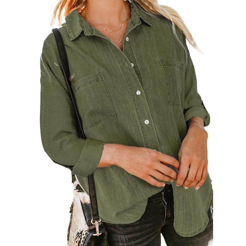SilkSoft Loose Fit Denim Shirt Country in My Heart