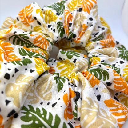 Tropical Leaves Foliage Scrunchie Enchanted Scrunch