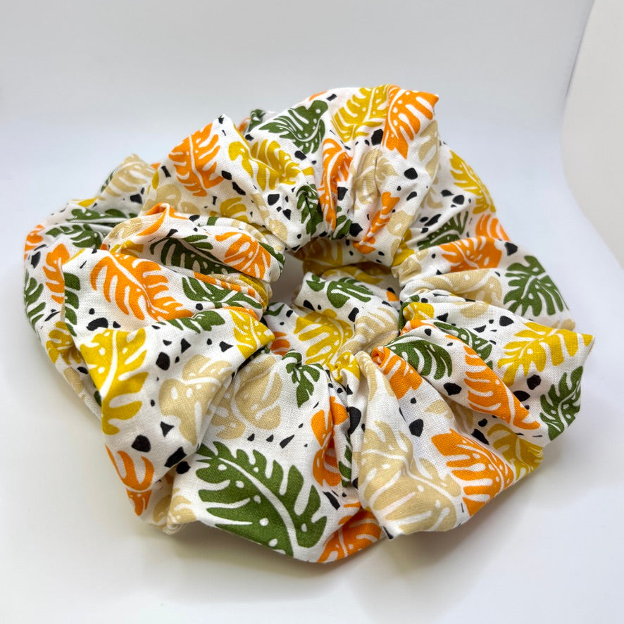 Tropical Leaves Foliage Scrunchie Enchanted Scrunch