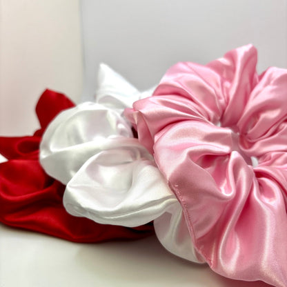 Sweetheart Silk Scrunchie Trio Enchanted Scrunch