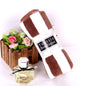 Coral Fleece Towel Thickened Absorbent Striped Edge Towel