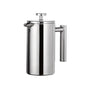 Coffee pot 304 stainless steel French press double-layer hand-pour straight handle coffee brewing pot