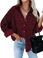Corduroy Country Chic Shirt – Stylish Single-Breasted Cowgirl Shirt Country in My Heart