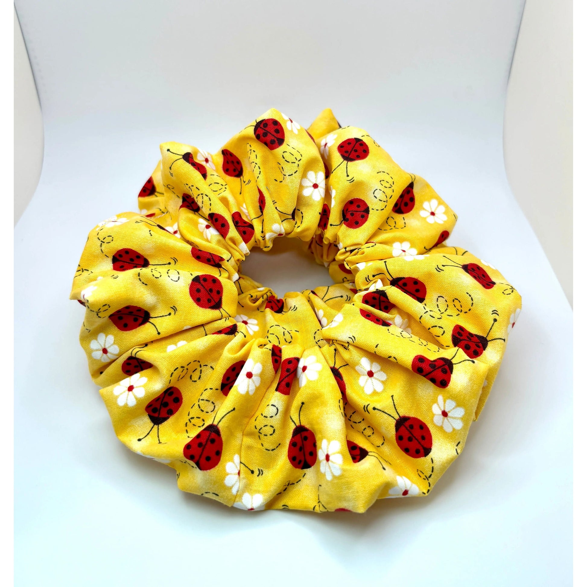 Yellow Ladybug Scrunchie Enchanted Scrunch