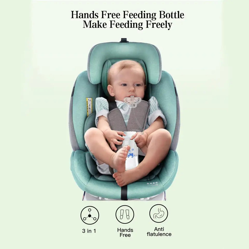 3-in-1 Hands-Free 300ML Baby Bottle ViralGalleria.com