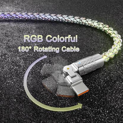 120W RGB Fast Charging Cable ViralGalleria.com