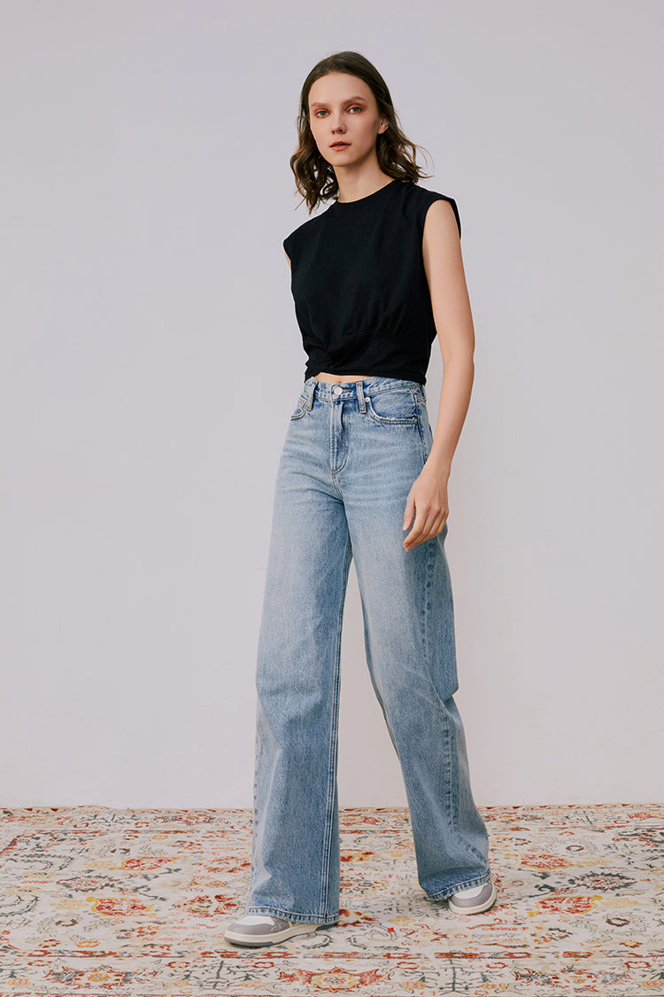 Angeles High Rise Baggy Jeans HJ103 Hey Joanie