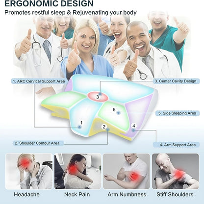 Memory Foam Cervical Pillow ViralGalleria.com