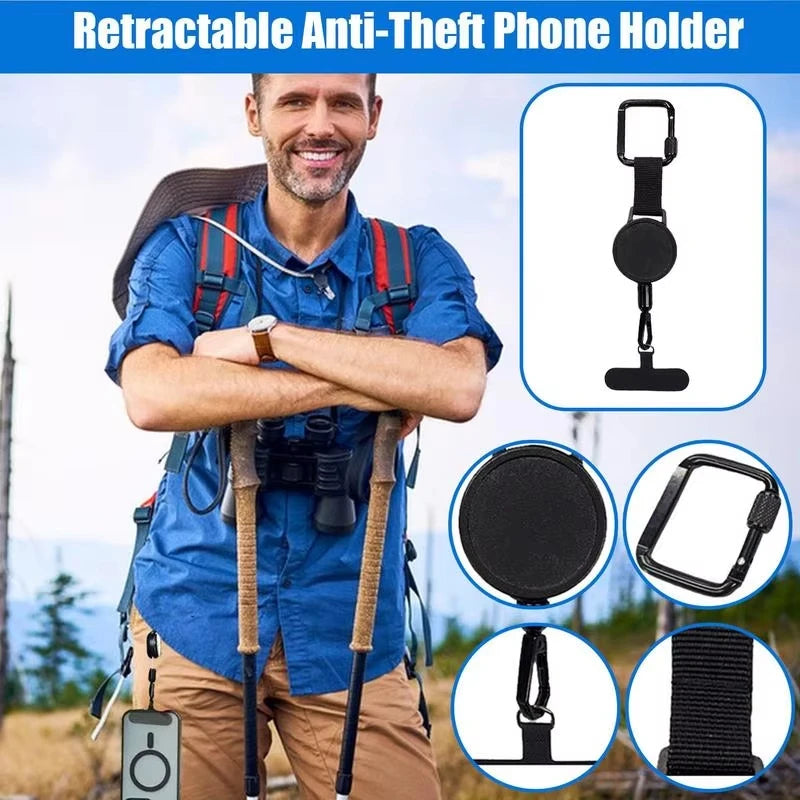 Anti-Theft Retractable Phone Strap ViralGalleria.com