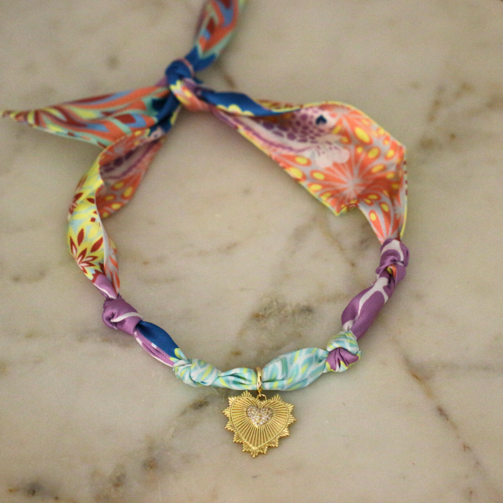 Sunset Garden Scarf Necklace Deep South Originals