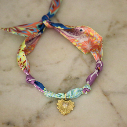 Sunset Garden Scarf Necklace Deep South Originals