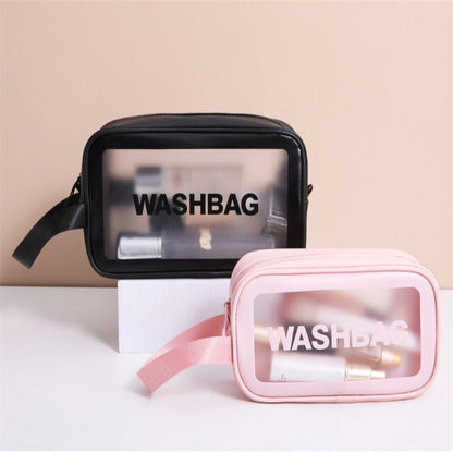 Portable Transparent Waterproof Travel Wash & Makeup Bag ViralGalleria.com