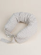 Linen Adjustable Neck Support Travel Pillow
