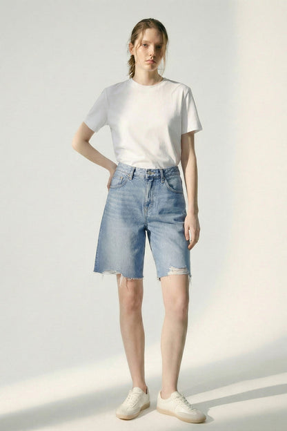 Coastal Breeze 90's Bermuda Shorts HJ807 Hey Joanie