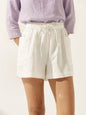 100% Linen Utility Side Pocket Short WYNNIE
