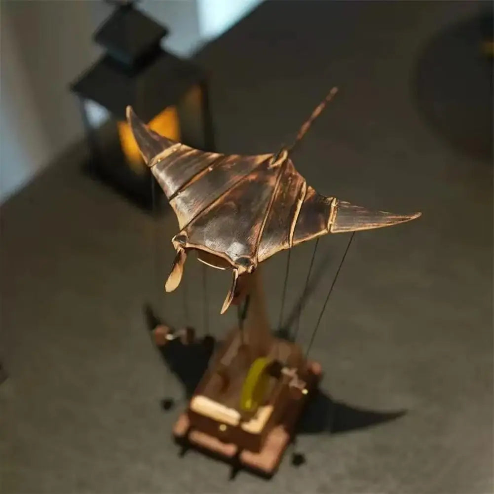 Handmade Wooden Manta Ray ViralGalleria.com