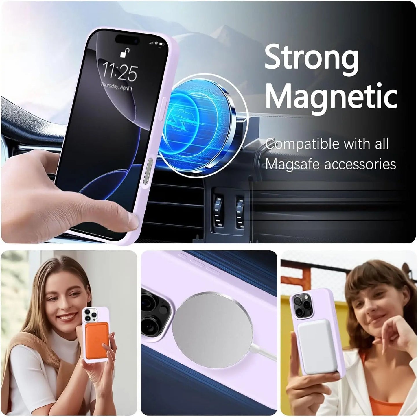 Magnetic Phone Case with Lanyard Strap ViralGalleria.com