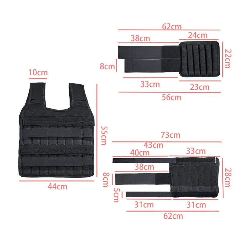 Adjustable Weighted Vest ViralGalleria.com