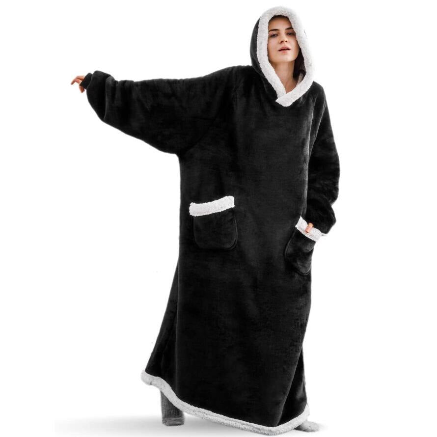Oversized Wool Hoodie Blanket ViralGalleria.com