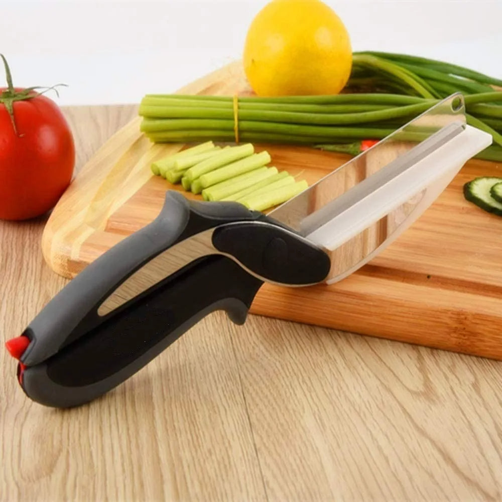 Chop Kitchen Scissors with Cutting Board ViralGalleria.com