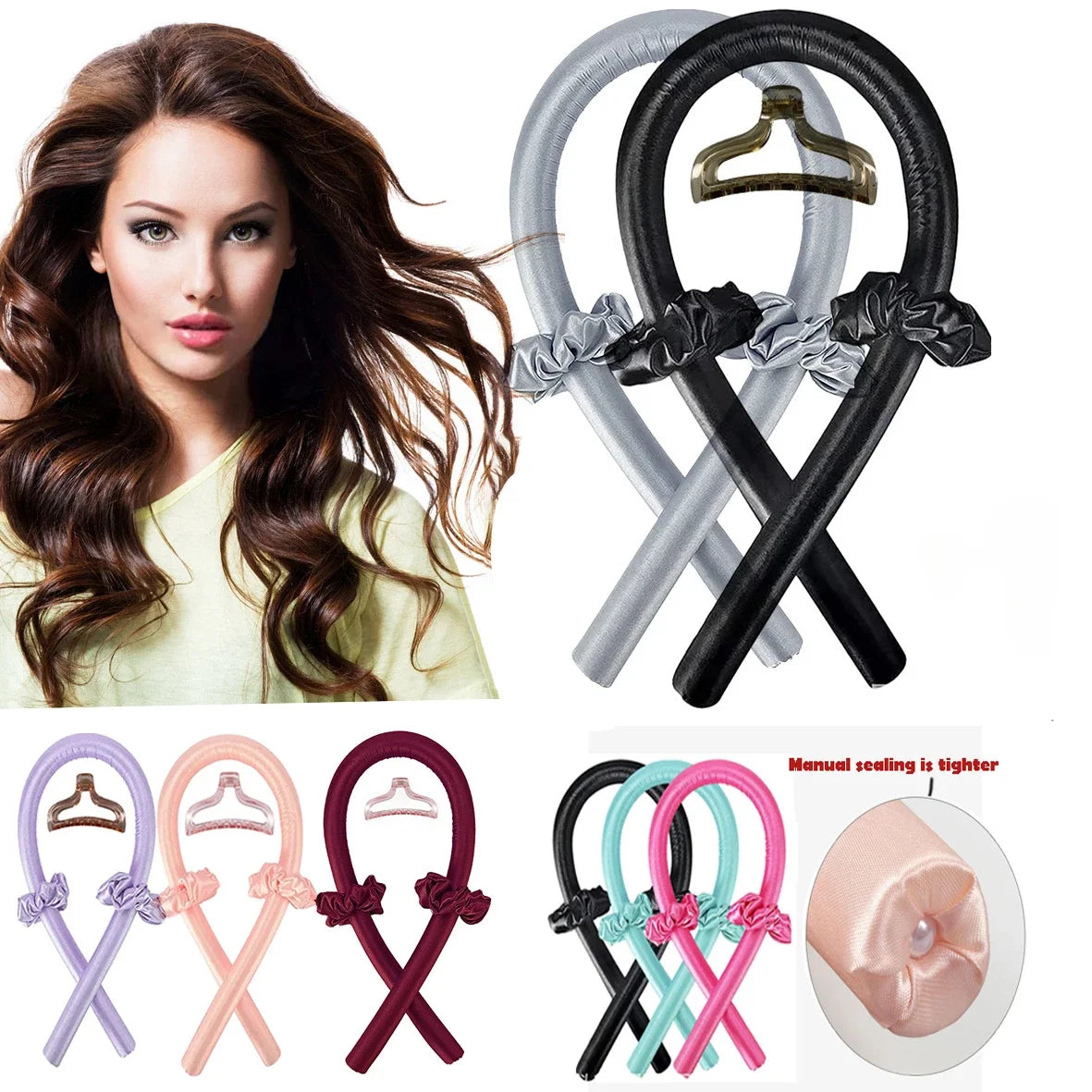 Heatless Curling Rod Headband ViralGalleria.com
