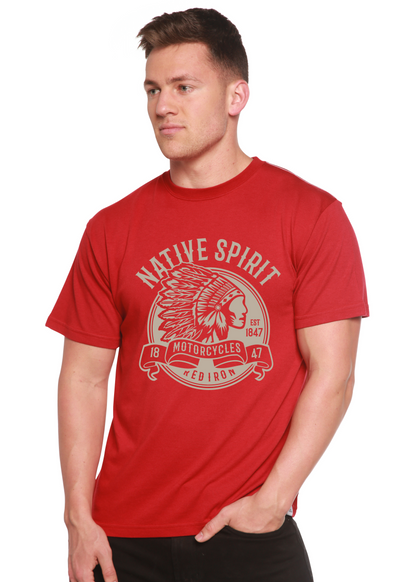 Native Spirit Spun Bamboo® Men's Bamboo Viscose/Organic Cotton Short Sleeve Graphic T-Shirt Spun Bamboo