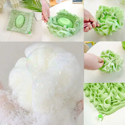 2-In-1 Bath Ball Loofah ViralGalleria.com