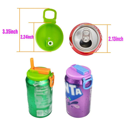 Soda Can Lid Cover With Straw ViralGalleria.com