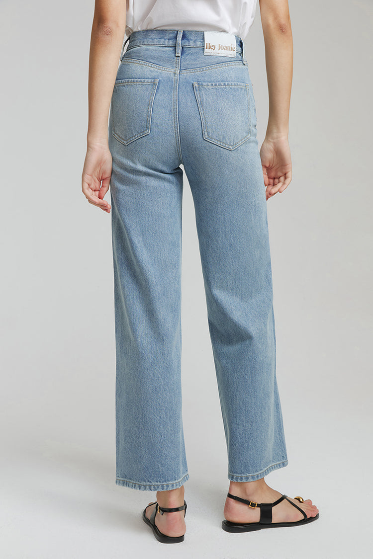The Cityer Crop Wide Jeans HJ009 Hey Joanie