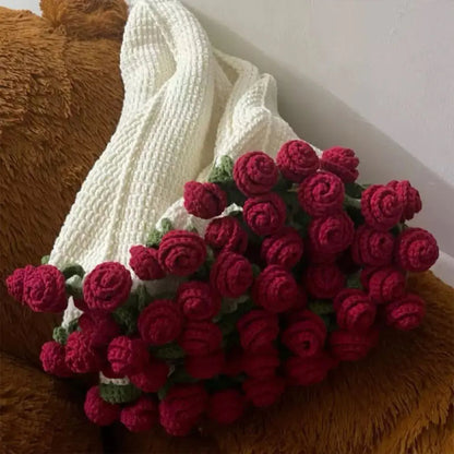 Crochet Rose Bouquet Blanket ViralGalleria.com