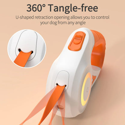 Automatic Retractable Luminous Dog Walking Rope ViralGalleria.com