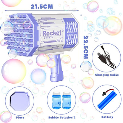 Soap Bubble Gun Machine with 69 Holes ViralGalleria.com