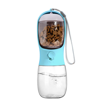 Portable Water Bottle For Dogs with Food Container ViralGalleria.com