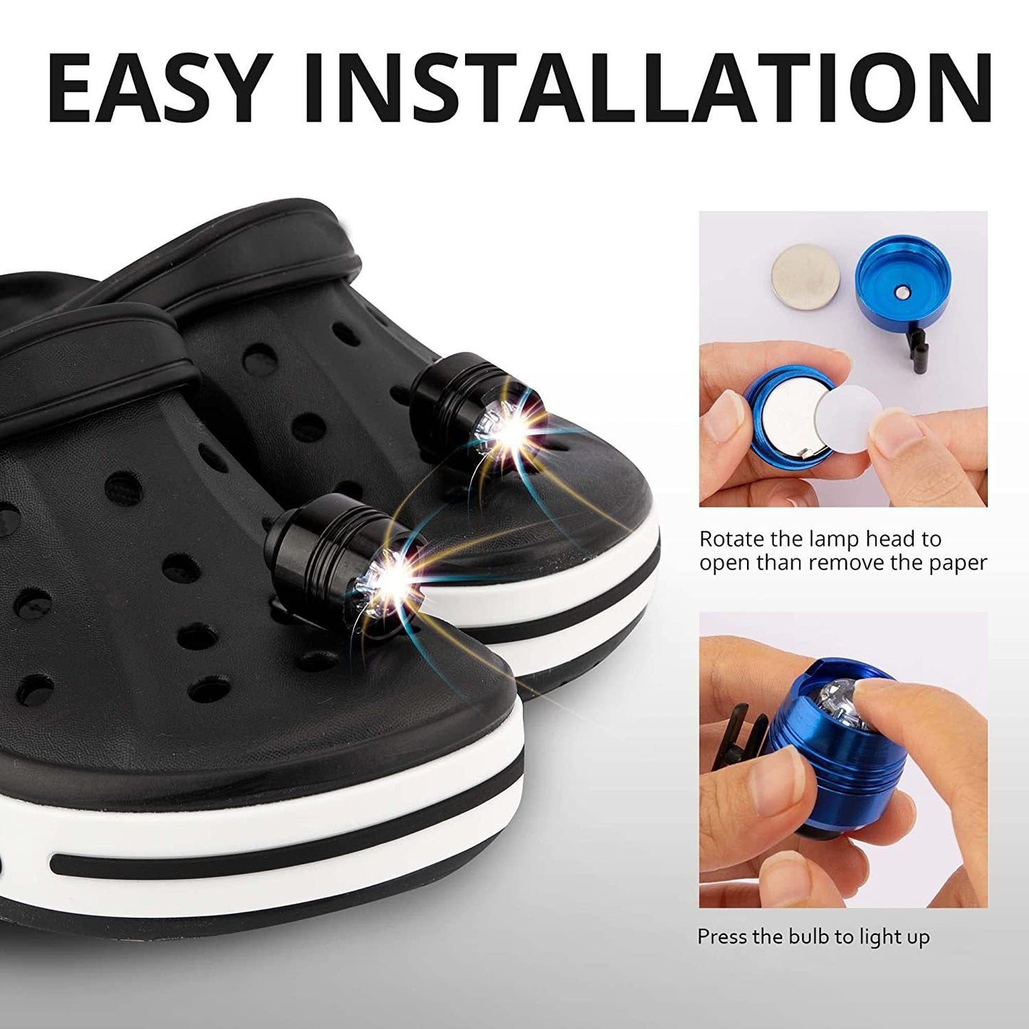 2x Light for Crocs ViralGalleria.com