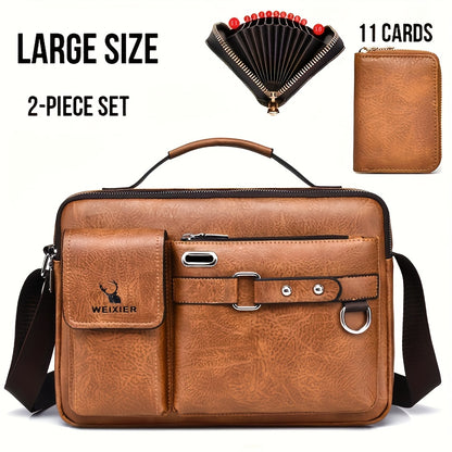 Men's Single-Shoulder Bag, Crossbody Bag, Business Messenger Bag, Shoulder Bag, Handbag, Casual Bag for Men NovaCart