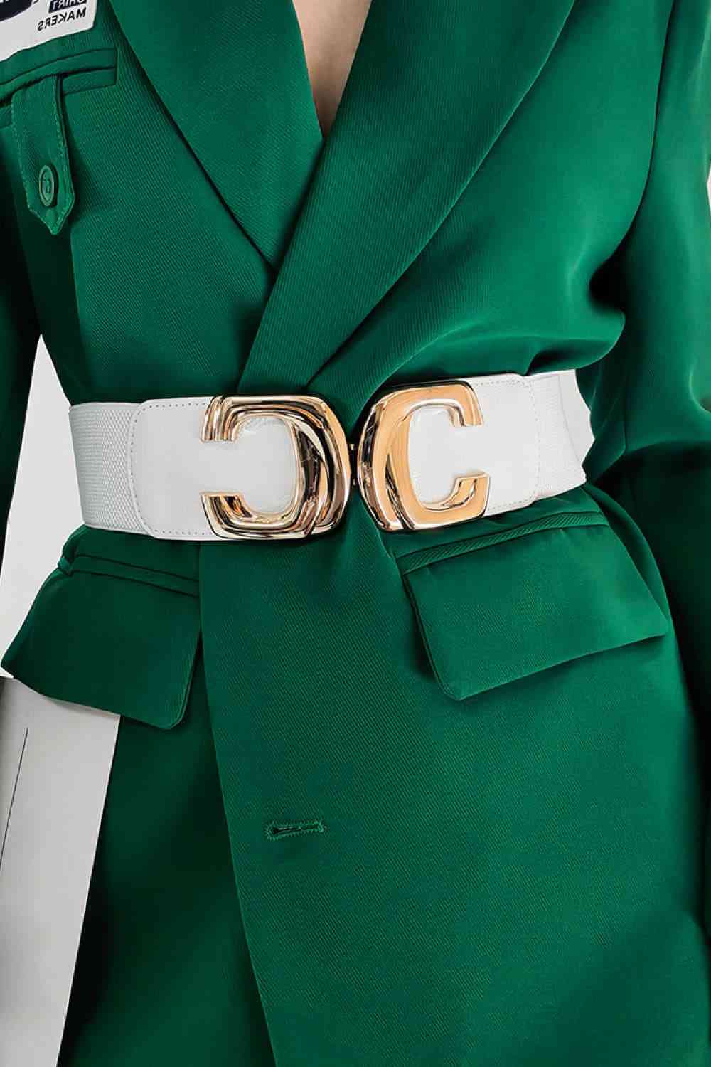 Stylish Essentials Wide Belt – Adjustable Comfort with Zinc Alloy Buckle See size chart under “more details” The Fashion Celestial