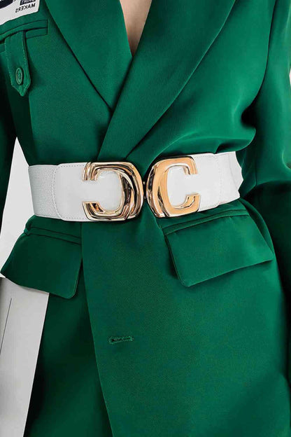 Stylish Essentials Wide Belt – Adjustable Comfort with Zinc Alloy Buckle See size chart under “more details” The Fashion Celestial