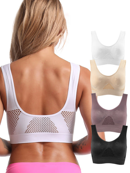 Bras for Women Seamless Bra with Pads Easy Comfort Bra Everyday Push Up Bralette Vest Wireless Brassiere Bra NovaCart