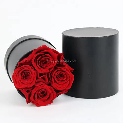 Elegant Custom Logo Preserved Roses Gift Box - Perfect for Mother's Day and Special Occasions