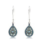Boho Teardrop Earrings Alloy Ethnic Beads Flower Earrings Colorful Ear Jewelry NovaCart