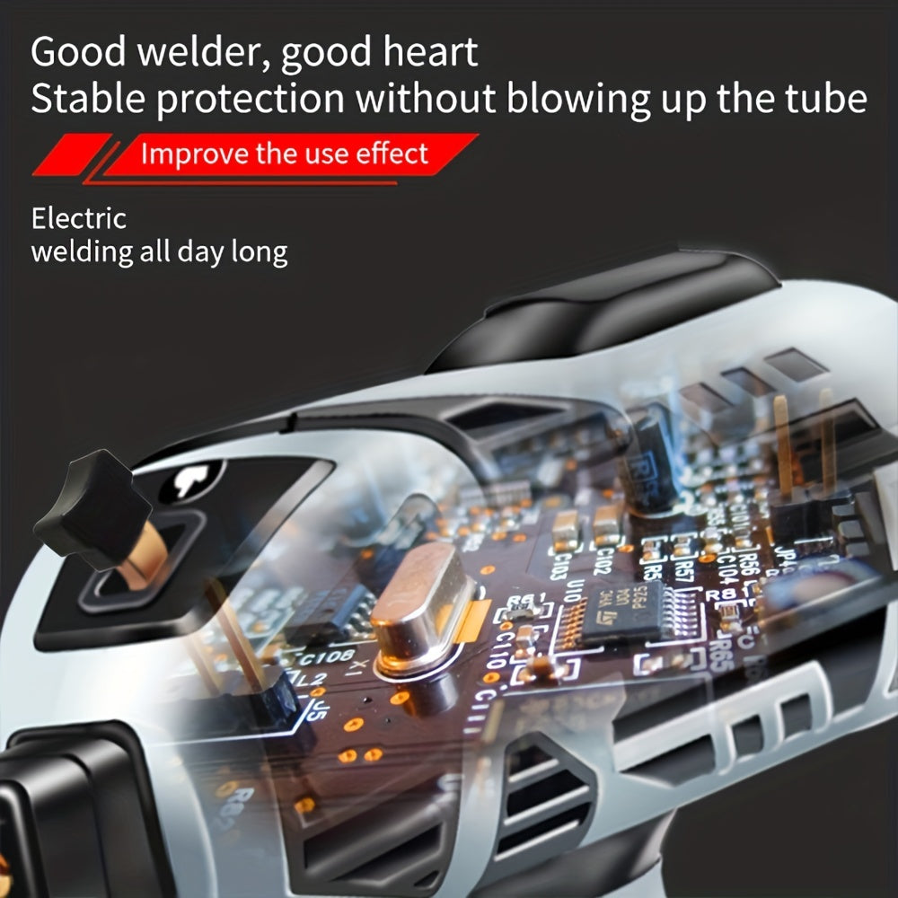 4600W High-Efficiency Semi-Automatic Welding Machine - 110V Handheld Arc Welder, with Digital Intelligent Current Thrust, Fits 2.5mm Electrodes, Portable Welder for Professional Use NovaCart