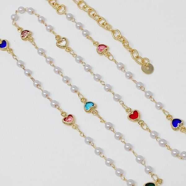 Precious Mini Heart Pearl Chain Necklace Shop Style & More | Fresh Looks, Everyday Deals & Free Shipping