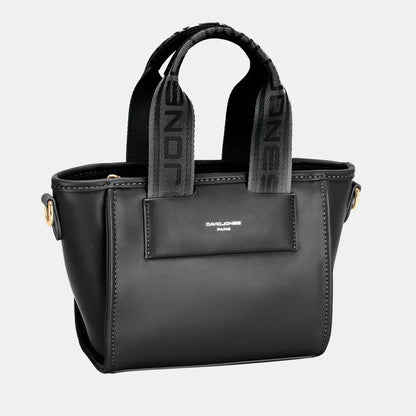 David Jones Small Handbag with Embossed Pattern Handles New Era Fashion LLc