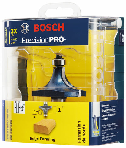 BOSCH 85434MC 3/4 In. x 1 In. Carbide-Tipped Roundover Router Bit VM Hardware