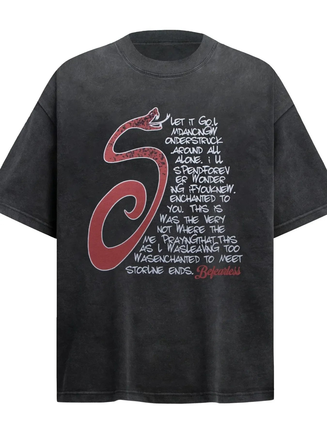 Men's Letter Round Neck Short Sleeve T-Shirt New Era Fashion LLc