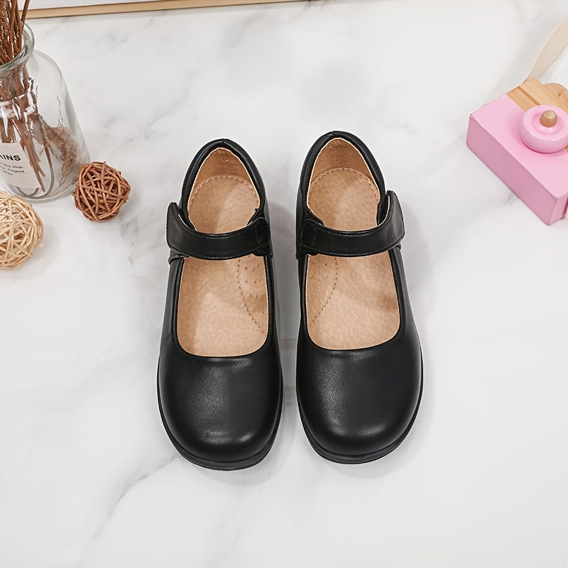 Girls' Black Shoes, Students' White Flat Shoes, Flower Girl Shoes, Middle and Older Kids' Students' Black Performance Shoes, Uniform Shoes NovaCart