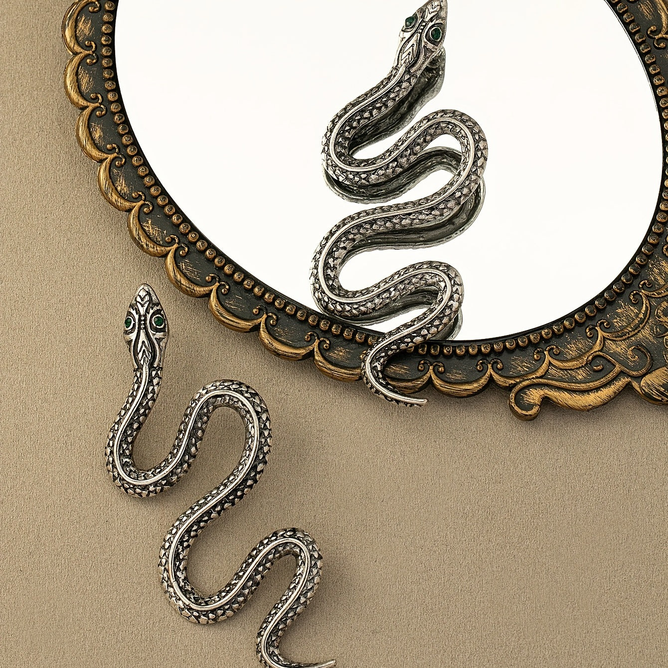 Exaggerated Snake-Shaped Earrings NovaCart